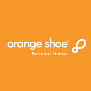 orange shoe logo